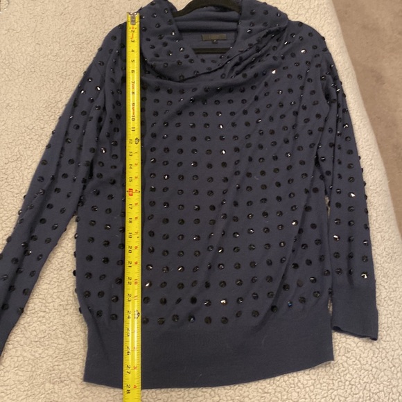 COPY - J crew collection sweater with jewels size medium - Picture 3 of 4